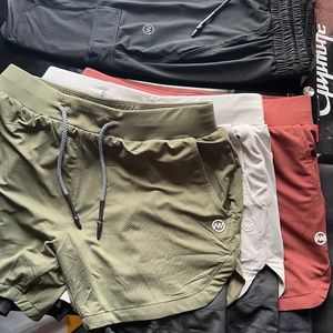 Athleisurewear AWCO  Joggers Bundle Lined Shorts and High Cuff Joggers - Medium